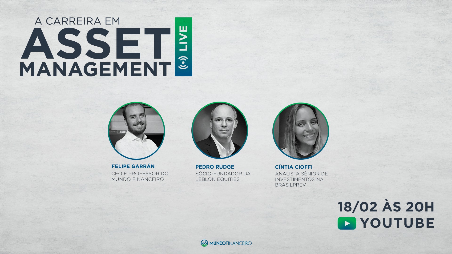 Live a carreira de asset management